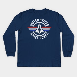 Unites States Space Force Kids Long Sleeve T-Shirt